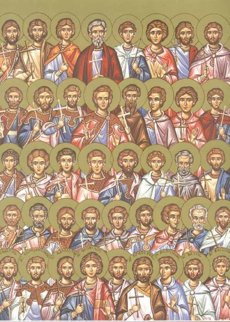 мч. 42-х во Амморее Константина, Аетия, Феофила, Феодора, Мелиссена, Каллиста, Васоя и прочих с ними